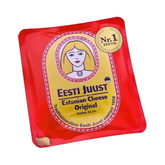 Eesti Juust 25,2% viilud, ESTOVER, 200 g