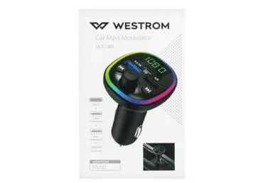 Auto FM-modulaator WESTROM USB + Type C