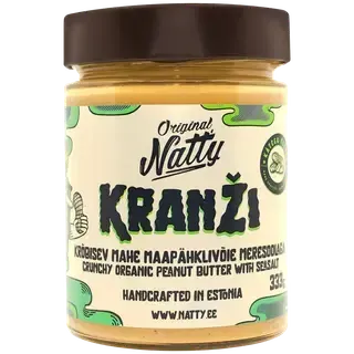 Natty kranži - krõbisev mahe maapähklivõie 333g