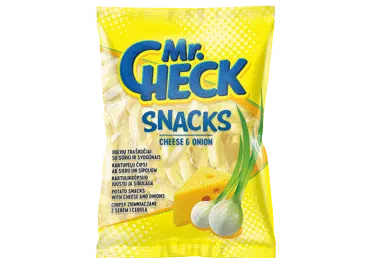Kartulikrõpsud juustu/sibul.MR.CHECK 50g
