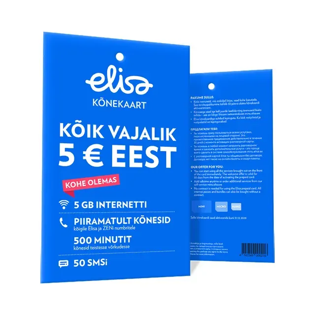 Stardipakett 5 EUR, ELISA, 1 tk