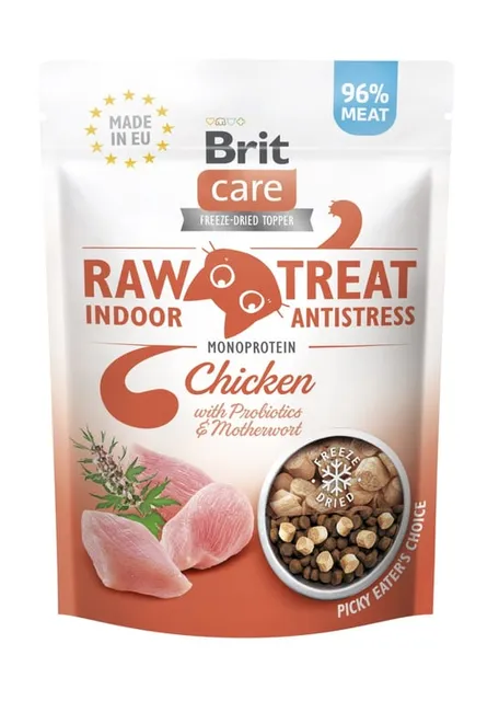 Brit Care Antistress külmkuivatatud maius kassile, kana, 40 g