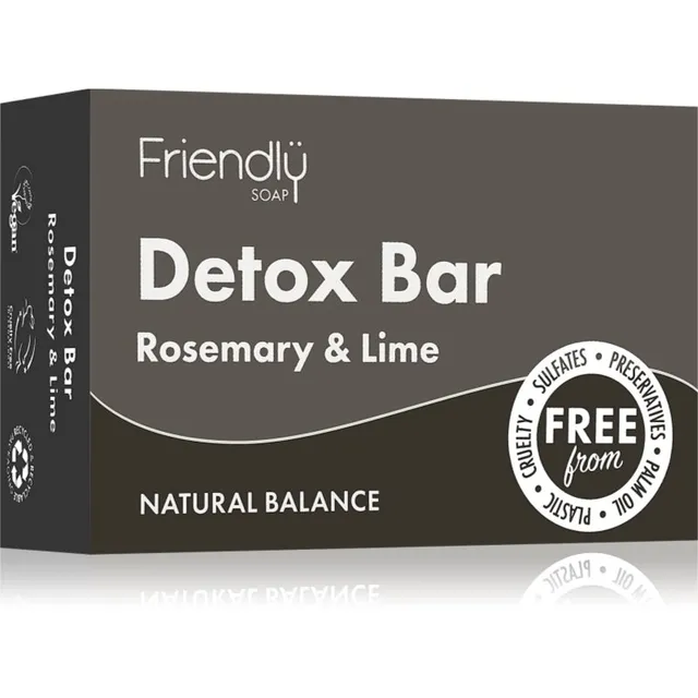 Friendly Soap Detox Bar Rosemary & Lime Looduslik seep 95 g