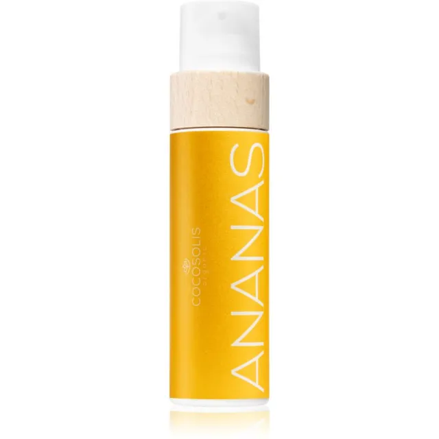 COCOSOLIS ANANAS hooldav päevitusõli ilma päikesekaitsefaktorita lõhn Pineapple & Vanilla 110 ml