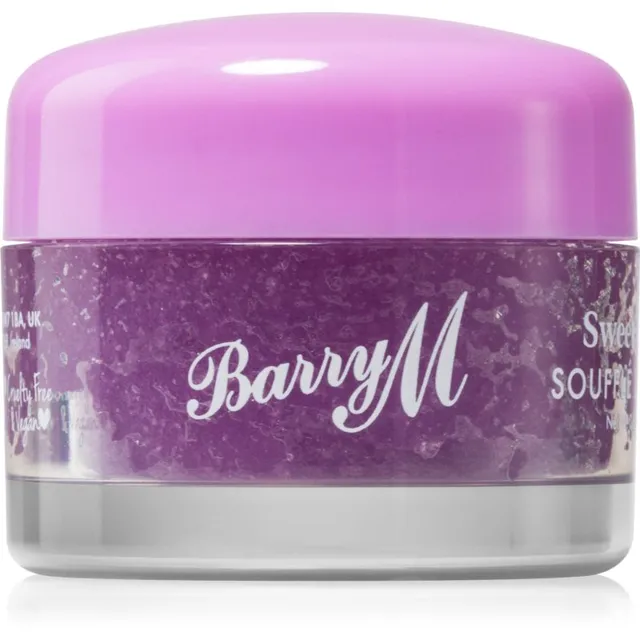 Barry M Soufflé Lip Scrub Huulte koorimine varjund Sweet Candy 15 g