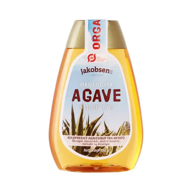 Hele agaavisiirup, JAKOBSENS, 350 g