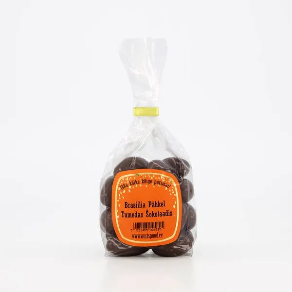 Brasiilia pähkel tumedas šokolaadis 180g