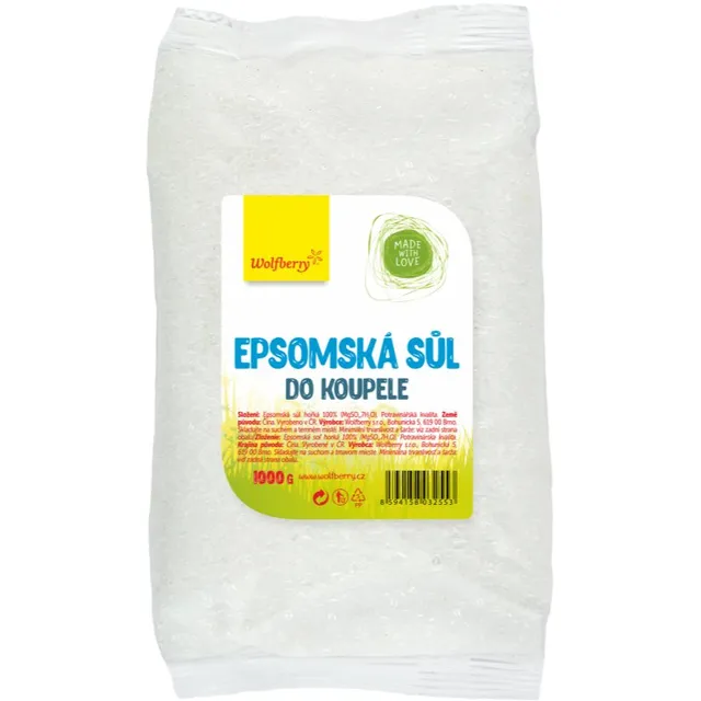 Wolfberry Epsom bath salt Vannisoolad 1000 g