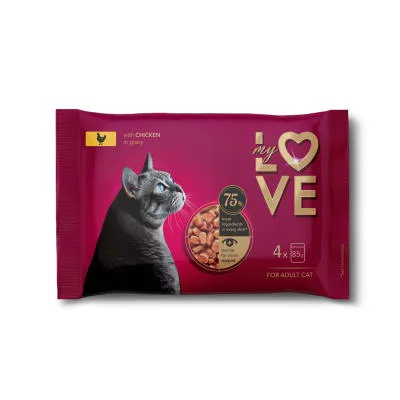 Kassitoit kanaga kastmes My Love 4x85g