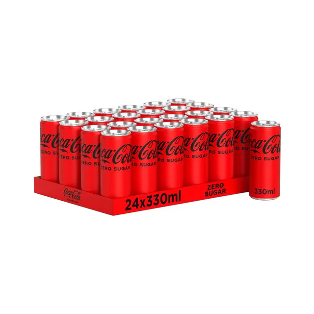 Karastusjook Coca-Cola Zero 24-kast, COCA-COLA ZERO, 24 x 330 ml