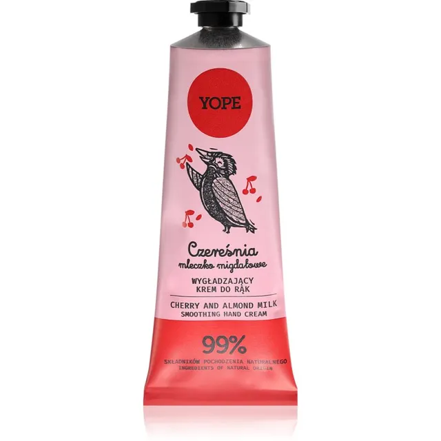 Yope Cherry & Almond Milk Looduslik kätekreem 50 ml