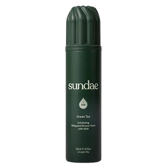SUNDAE BODY Green Tea Exfoliating Whipped Shower Foam 265ml