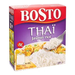 Tai jasmiiniriis 4 x 125 g, BOSTO, 500 g