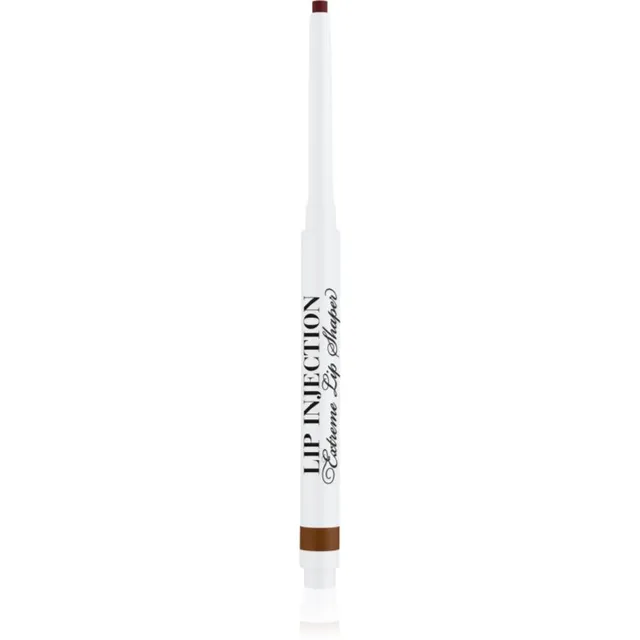 Too Faced Lip Injection Extreme Lip Shaper Huulepliiats pikaajalise kohevuse andmiseks varjund Espresso Shot 0.38 g
