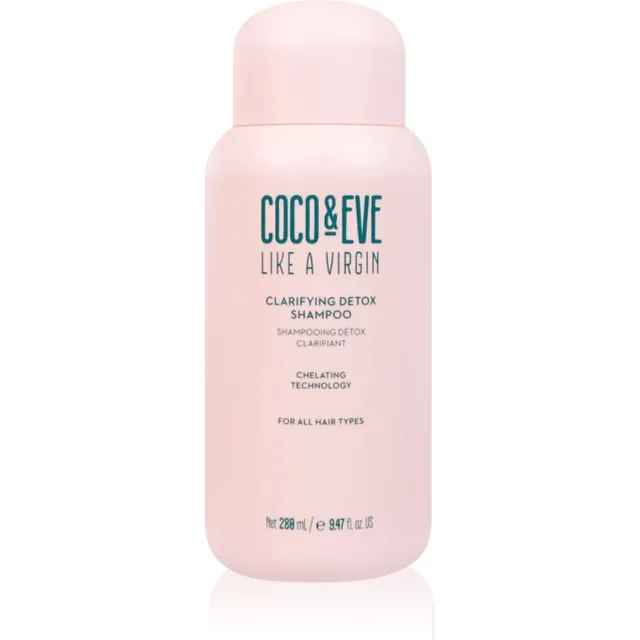 Coco & Eve Like A Virgin Clarifying Detox Shampoo Sügavpuhastav šampoon detoksifitseeriva toimega 280 ml