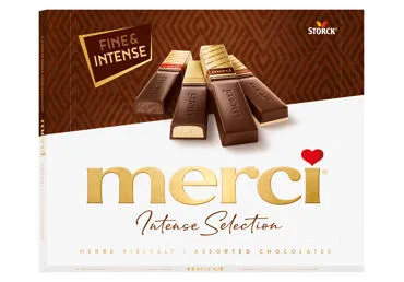 Tumešokolaadi assortii Merci STORCK 250g
