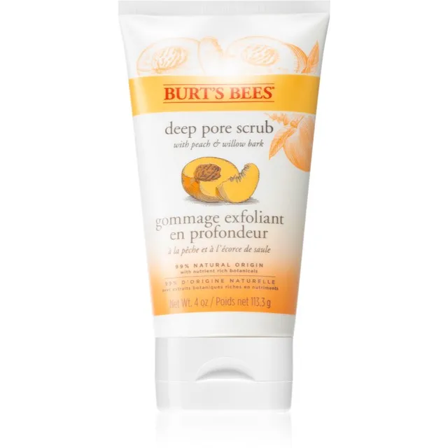 Burt’s Bees Peach & Willow Bark Sügavpuhastav koorimine 113.3 g