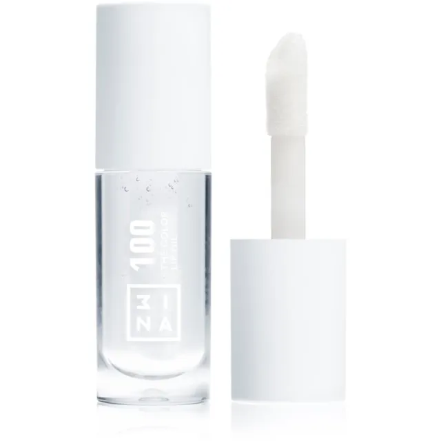3INA The Color Lip Oil Niisutav õli huultele varjund 100 - Crystal clear 4 ml