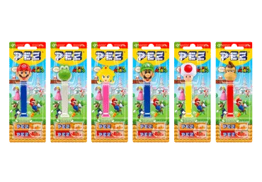 Puuviljamaits.kommid+mänguasi PEZ 2*8.5g