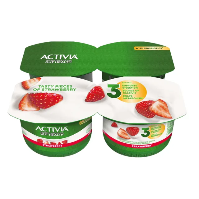 Activia Jogurt Maasika 4x120g
