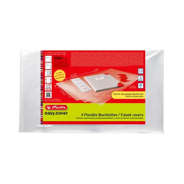 Raamatukile easy cover, HERLITZ, 1tk