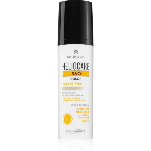 Heliocare 360° Color Gel Oil-Free Kaitsev toonitud geel SPF 50+ varjund Beige 50 ml