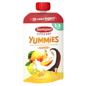 Semper Yummies smuuti mango 120g 1-3a