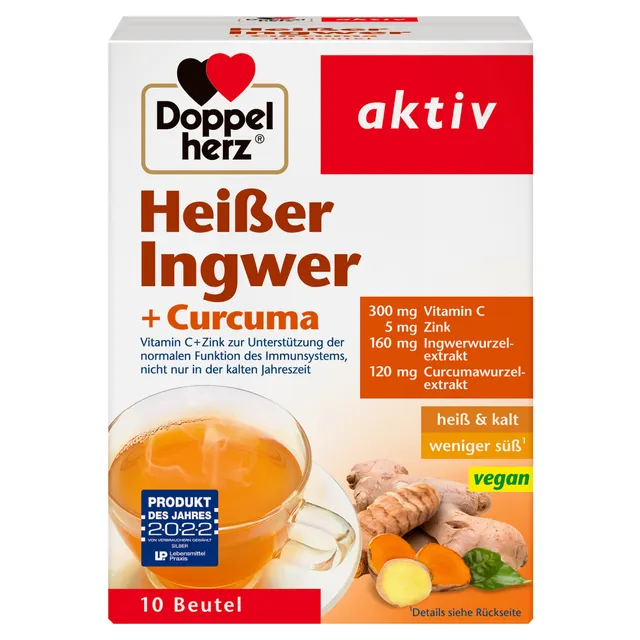 DOPPELHERZ AKTIV KUUM JOOK INGVER+ KURKUM N10