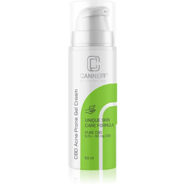 Canneff Balance CBD Acne-Prone Gel Cream Geel-kreem rasusele akne kalduvustega nahale 50 ml