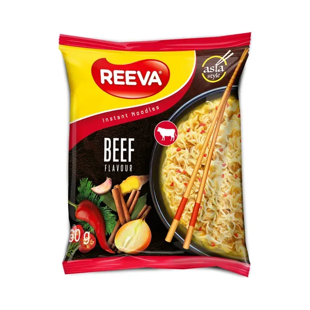 Kiirnuudlid veiseliha maitselised Asia, REEVA, 60g