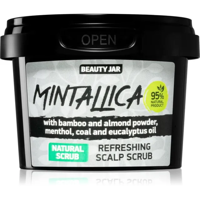 Beauty Jar Mintallica Puhastav koorimine juustele ja peanahale 100 g