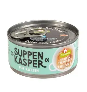 SUPPENKASPER kana, tuuni ja rikkaliku puljongiga supp-konserv kassidele, teraviljavaba (Granata Pet)