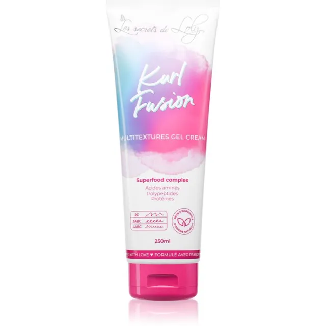 Les Secrets De Loly Kurl Fusion kreemgeel stiliseerimiseks niisutava toimega 250 ml