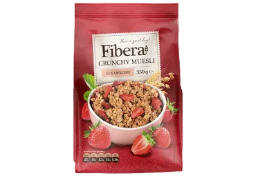 Müsli maasikaga FIBERA 350g