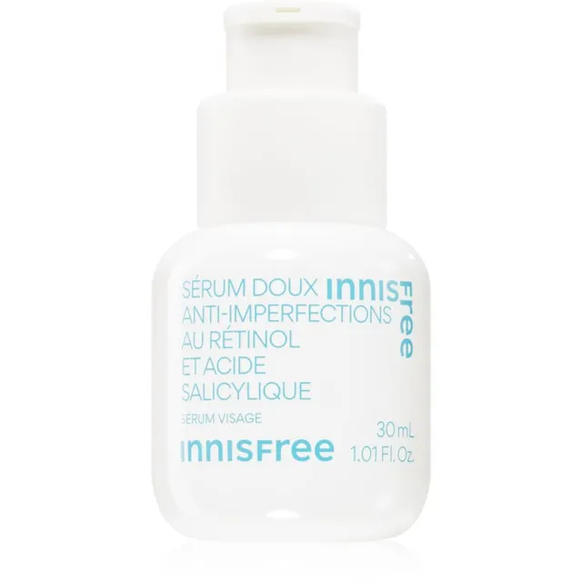 innisfree Gentle Retinol Salicylic Anti-Blemish Serum Rahustav näoseerum aknekalduvustega naha ebatäiuste vastu 30 ml