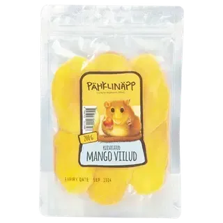 Kuivatatud mango viilud, PÄHKLINÄPP, 200g