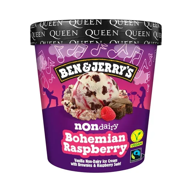 Non-Dairy  Bohemian Rasberry jäätis, BEN&JERRY´S, 403 g