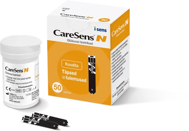 TESTRIBAD CARESENS N N50 (GLÜKOMEETRI)