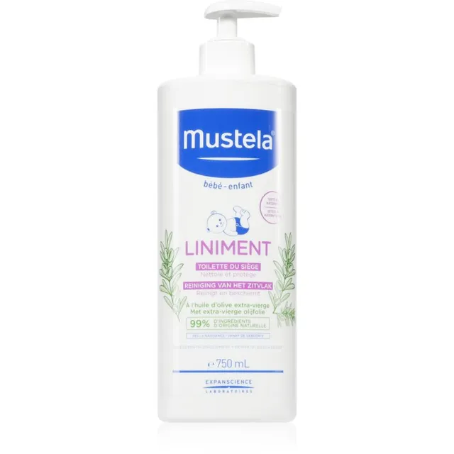 Mustela Bébé Liniment Puhastav piim lastele sünnist alates 750 ml