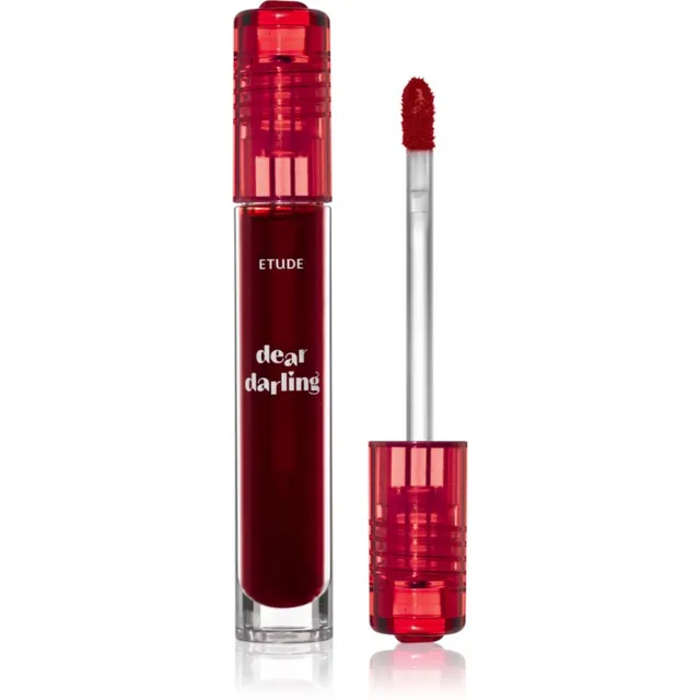 ETUDE Dear Darling Water Gel Tint Kauakestev huulevärv geelja tekstuuriga varjund 02 Cherry Red 5 g
