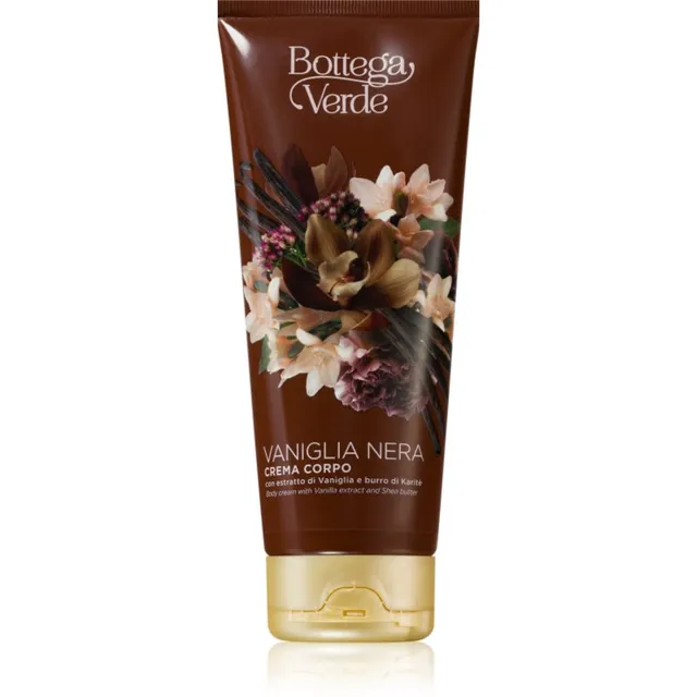 Bottega Verde Black Vanilla Pehmendav kehakreem sheavõiga 200 ml