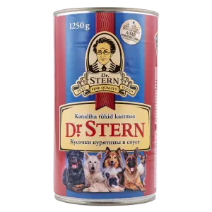 Dr.Stern konserv koertele kanaliha tükid kastmes 1,25kg