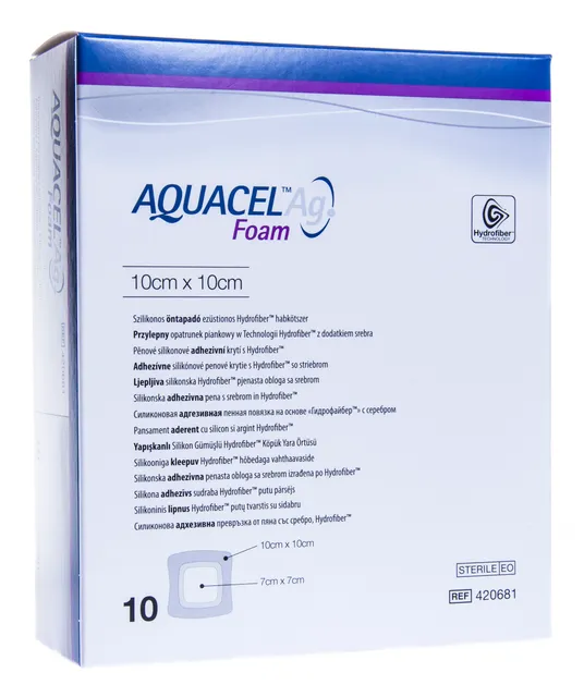 AQUACEL AG FOAM KLEEP HAAVASIDE 10CMX10CM N10