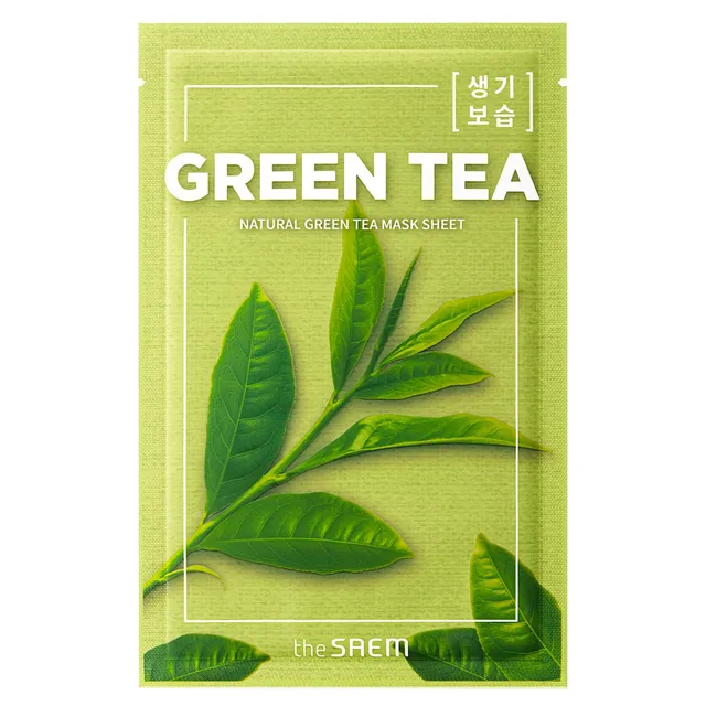 THE SAEM Natural Green Tea Sheet Mask 21ml