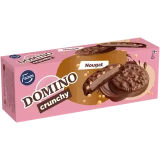 Fazer Domino crunchy choco nougat küpsised 150g