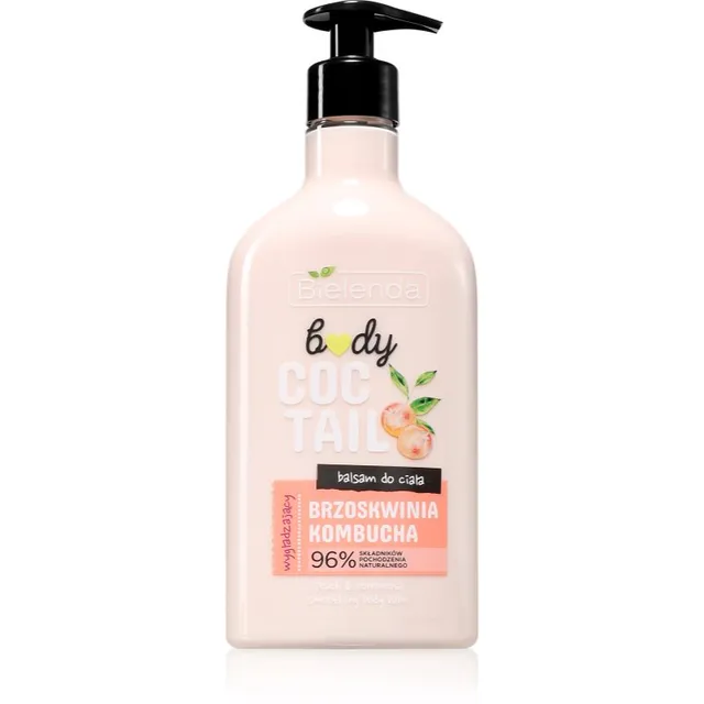 Bielenda Body Coctail Peach + Kombucha Niisutav kehapiim taaselustava toimega 400 ml