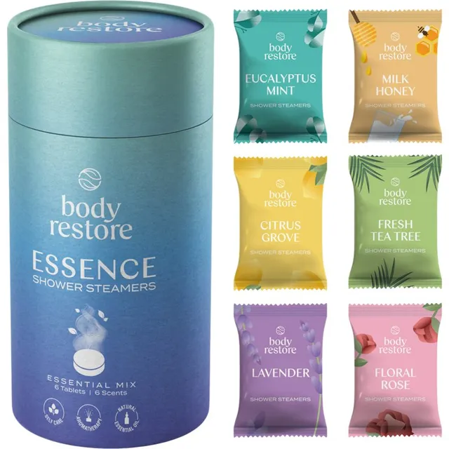 Body Restore Essence Shower Steamers dušitabletid 6 tk