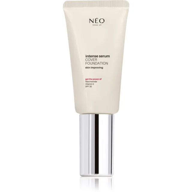 NEO MAKE UP Intense Serum Cover Foundation Loomuliku ilme andev jumestuskreem SPF 30 varjund 02 Ivory 30 ml