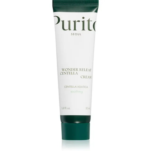 Purito Wonder Releaf Centella Cream Taastav kreem naha toitmiseks rahustavate efektidega 50 ml