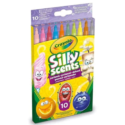 Pestavad peenjoone markerid Crayola 10tk
